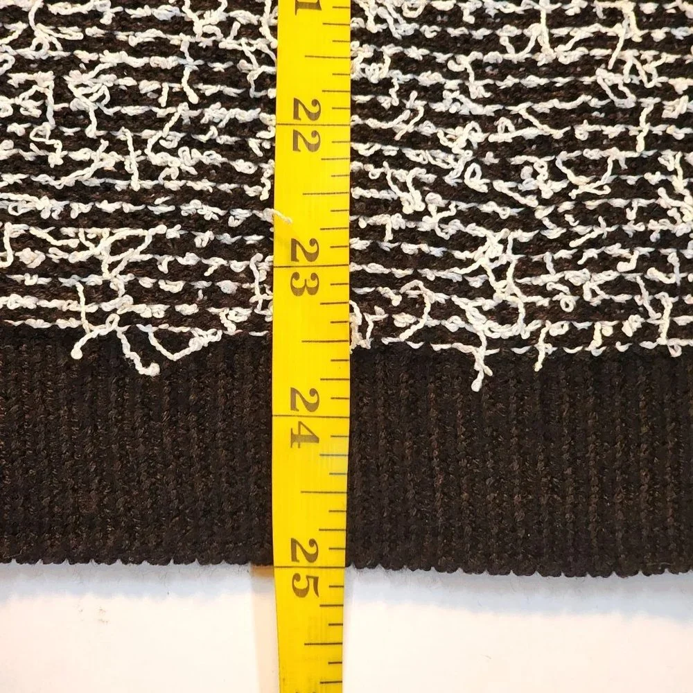 Calvin Klein Black White Lightweight‎ Pullover Sweater Size Small